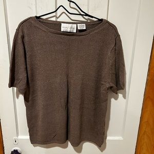 Silk lore silk/rayon knit tee.